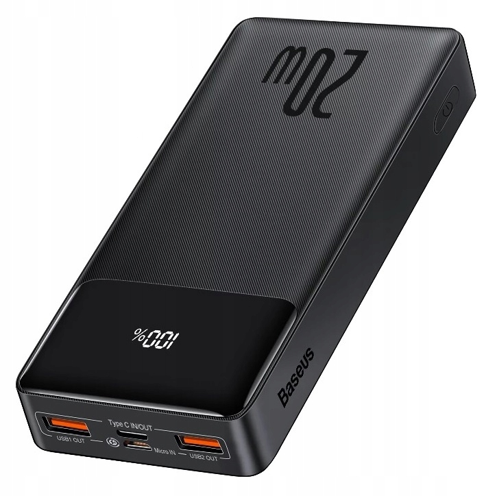 

Baseus Power Bank 20000MAH Pd 20W Do Iphone 12 Qc