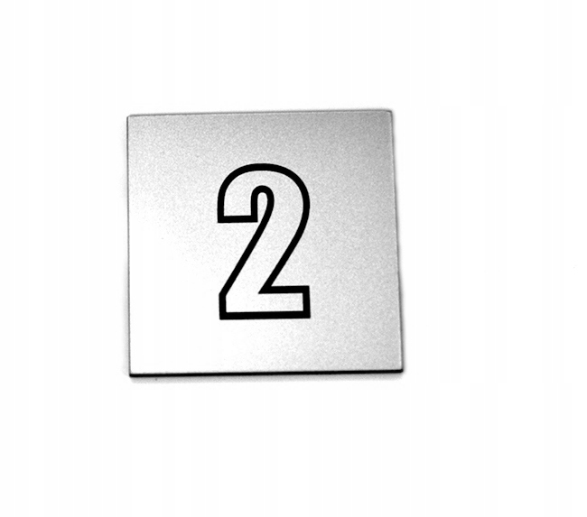 

Numerek na drzwi 2,5 X 2,5 cm