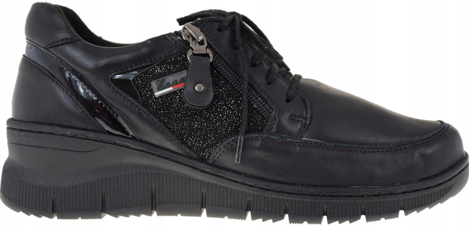 Komfortní dámské kožené boty Enna 5015 zdravotní obuv na halušky VEL.38