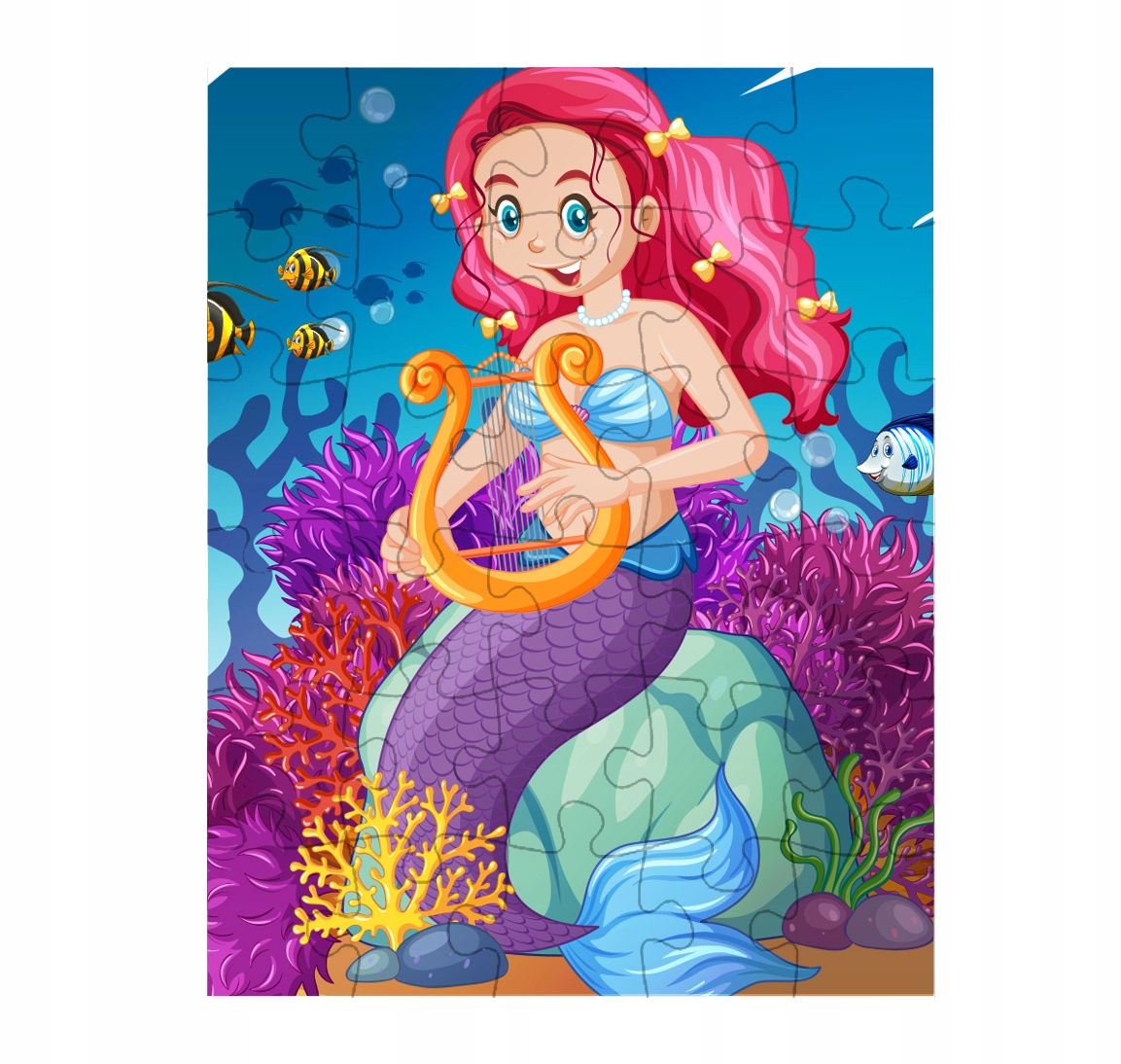 

Puzzle dziecko Jednorożec Syrenki magiczne