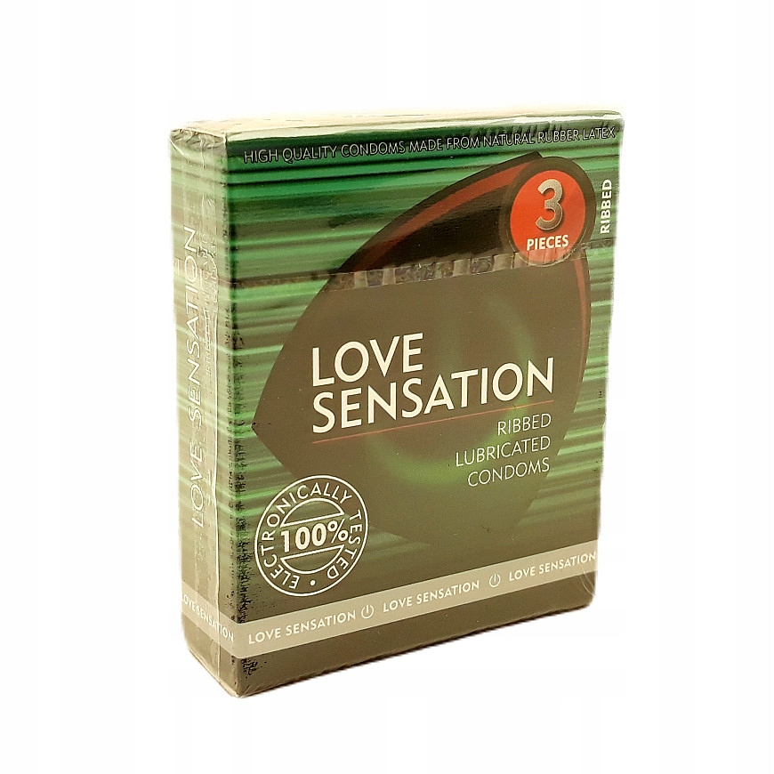 

Prezerwatywy Love Sensation Prążkowane 3 szt