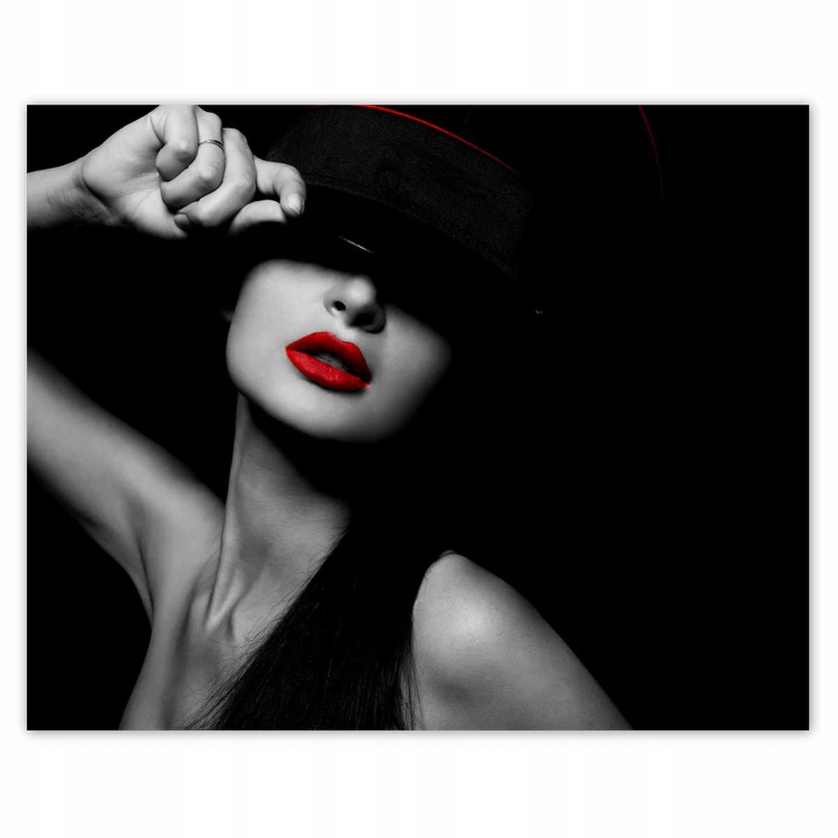 Plakáty 140x140 Červené rty Rtěnka