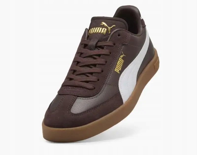 Sportovní boty Puma Tenisky Hnědé Zavazovací Semiš Kožené 397447 50 vel. 47