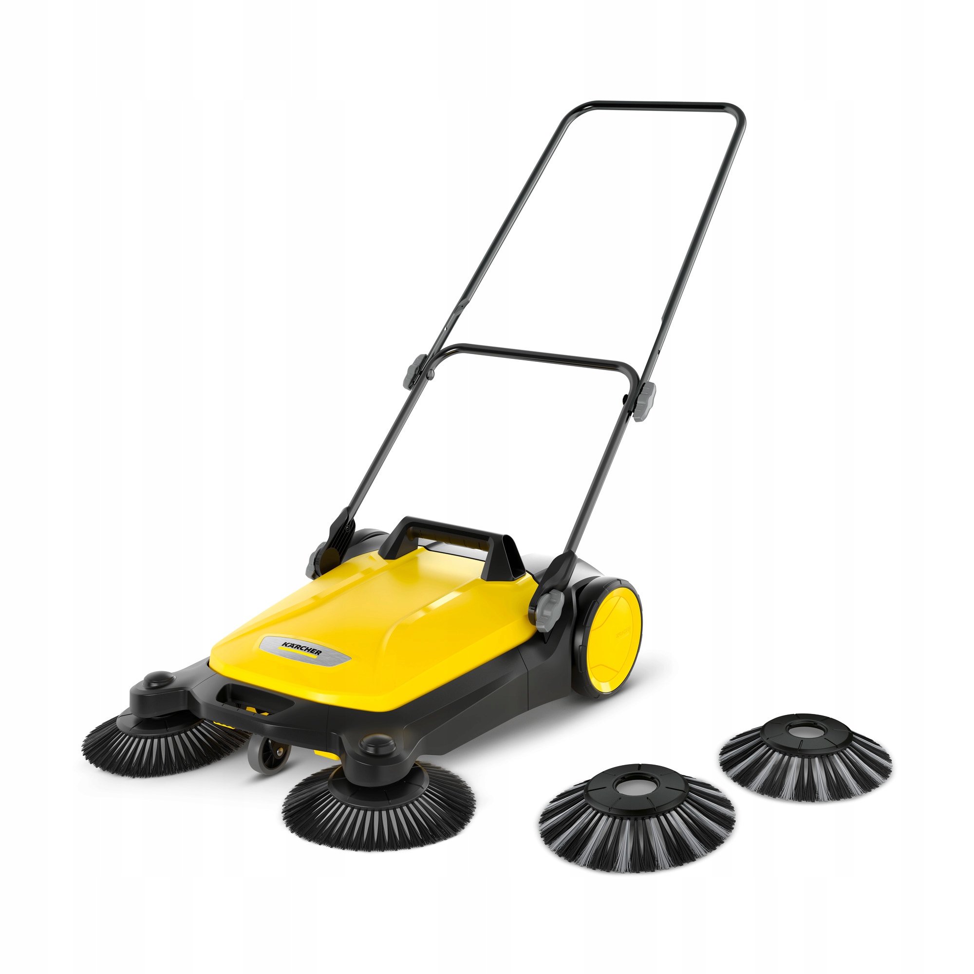 Zamiatarka Ręczna Karcher S4 Twin 2w1 Kostka Na Sucho Mokro do liści Zestaw