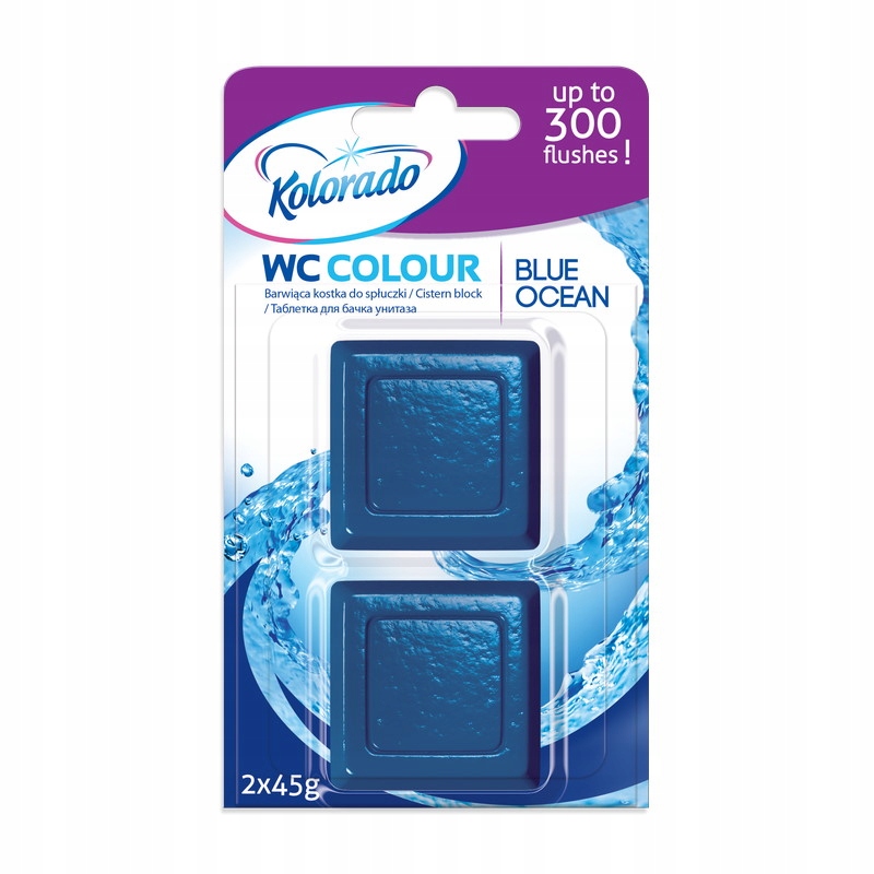

Kolorado Wc Colour, Kostka do Wc barwiąca Morska
