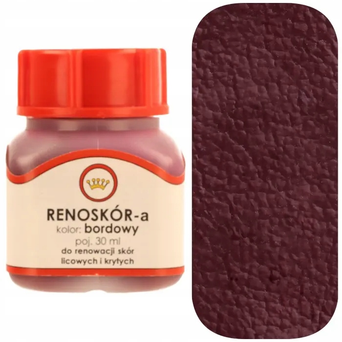 FARBA do skóry Renoskór 30ml WILBRA - bordo