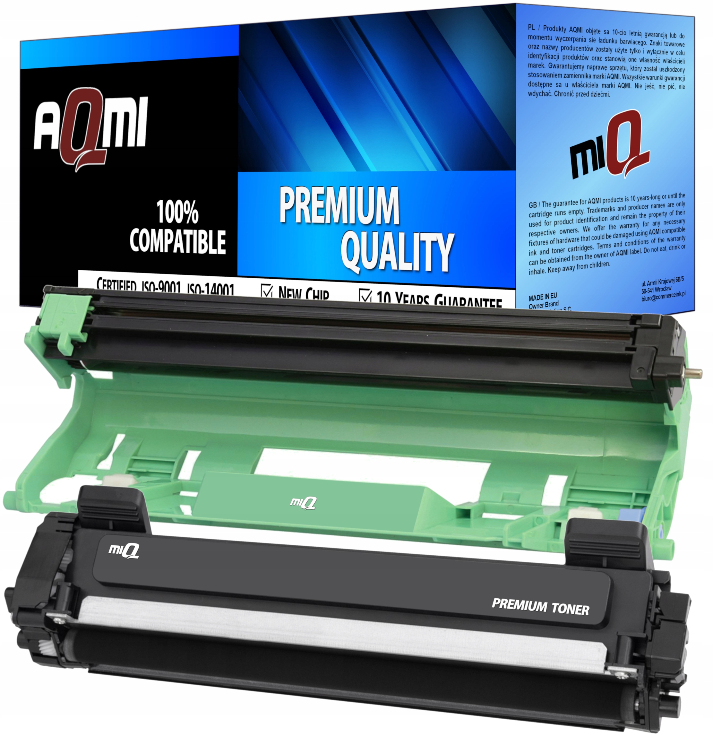 Toner XL Bęben Do Brother HL-1110E HL-1112E HL-1210WE DCP-1510E DCP-1512E