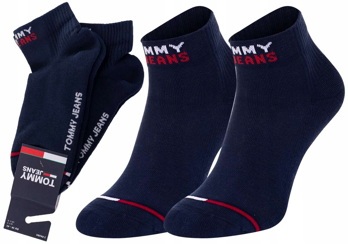 

Tommy Hilfiger Skarpetki Stopki 2 Pary Navy r39-42