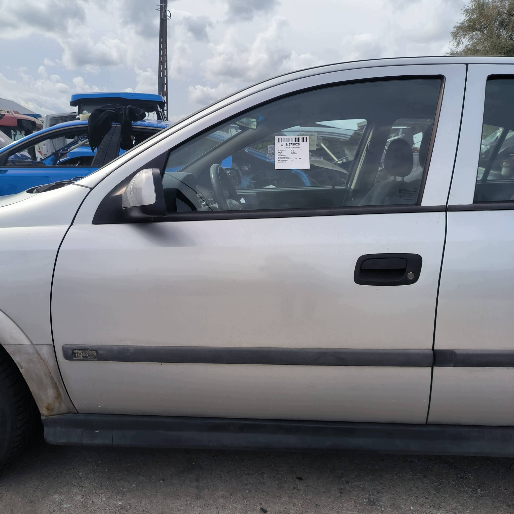 door left front Z147 OPEL ASTRA G