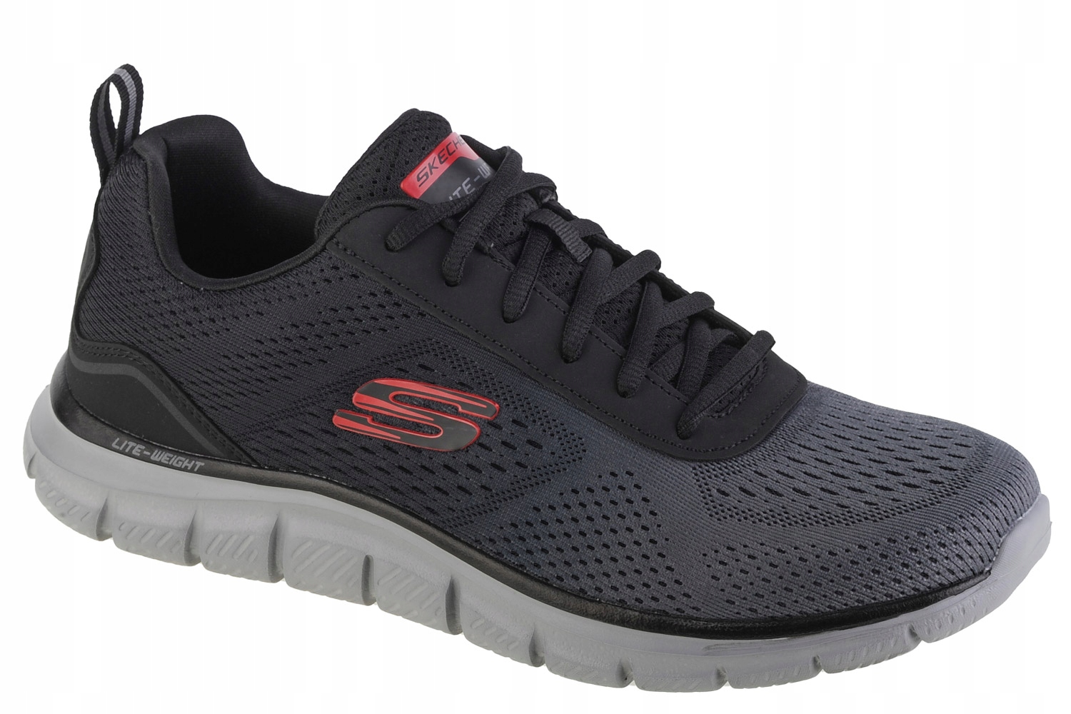 Skechers Track Ripkent [41] Tréninkové boty pro muže, šedá tkanina