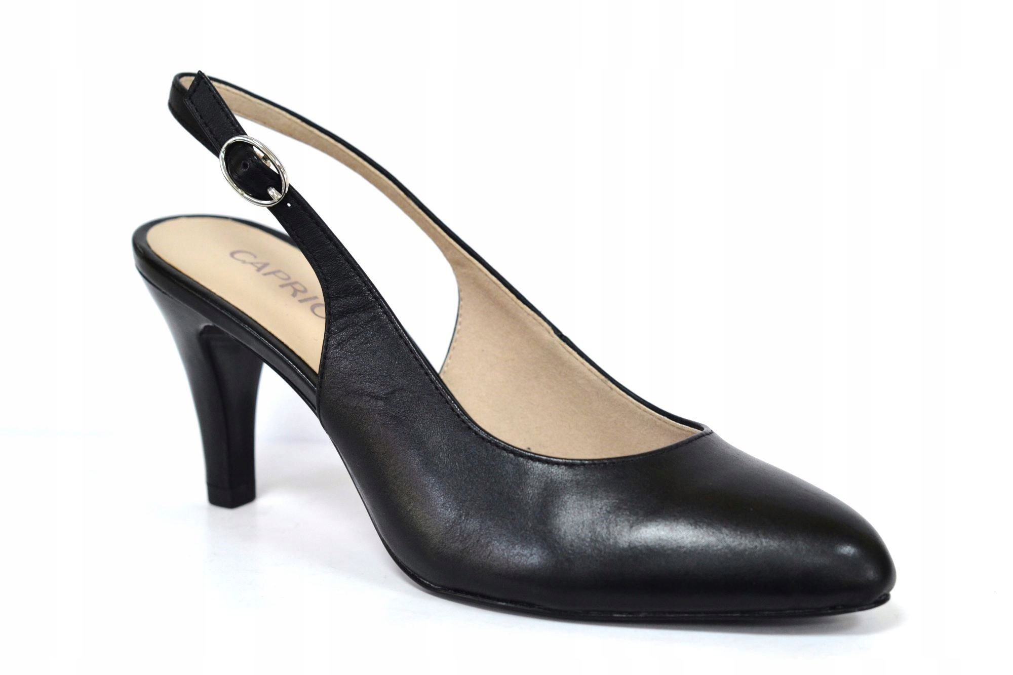 Caprice 29606-42 Černé Boty Bez Podpatku Vel. 38,5