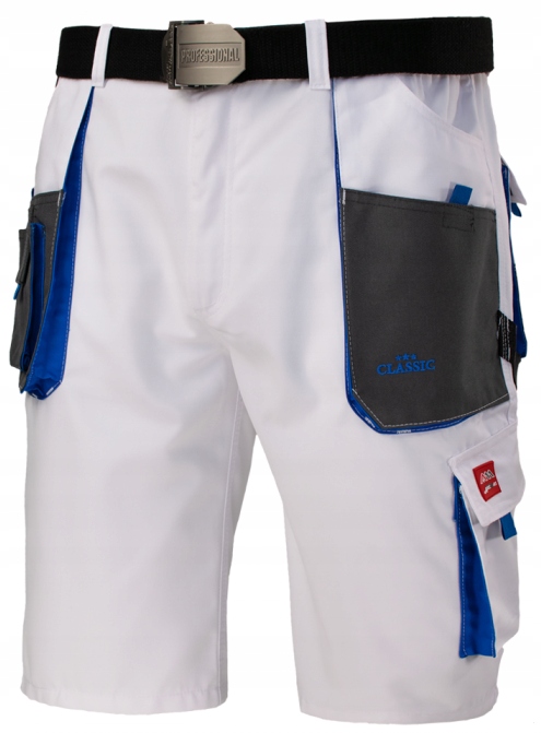 Letnie MOCNE SPODENKI spodnie krótkie ROBOCZE męskie monterskie szorty 56