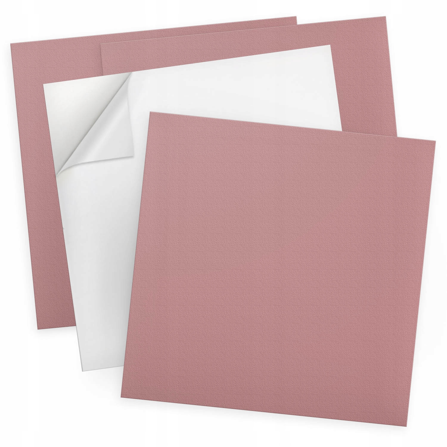 Sada vinylových panelů s motivem do ložnice, růžová barva, 4 ks 50x50 cm