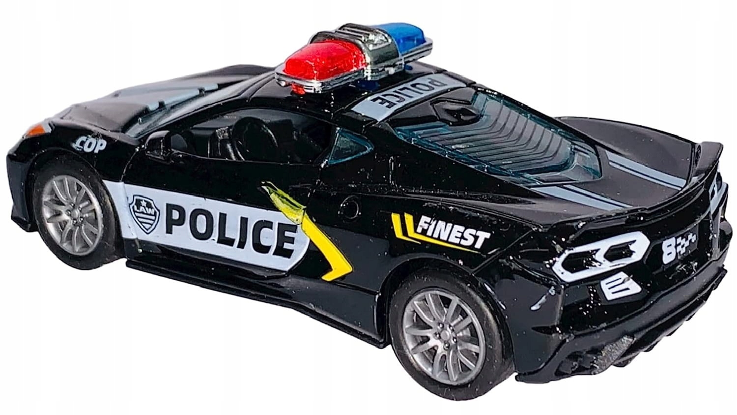 AUTO METALOWE POLICJA ŚWIATŁO DŹWIĘK 12CM RESORAK Certyfikaty, opinie, atesty CE EN 71