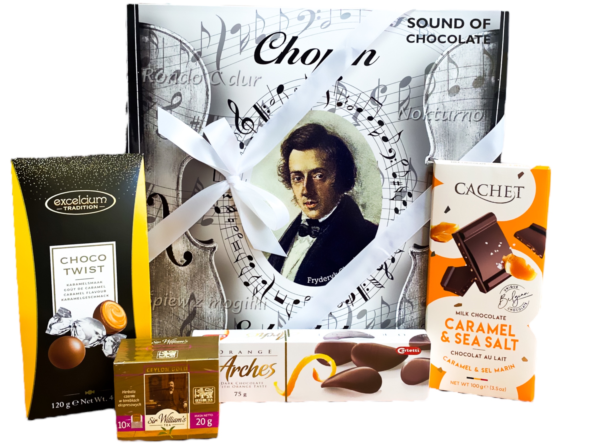 Zestaw prezentowy na Urodziny Imieniny Rocznice Czekolada Chopin