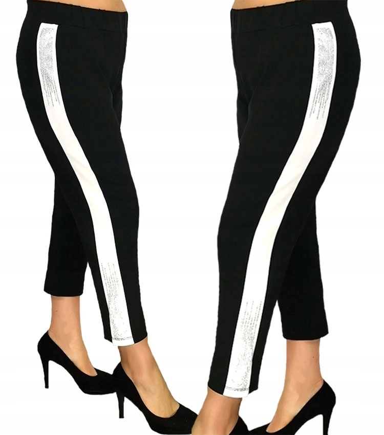 

Modne Spodnie Legginsy Bawełniane 7/8 48 / 4XL