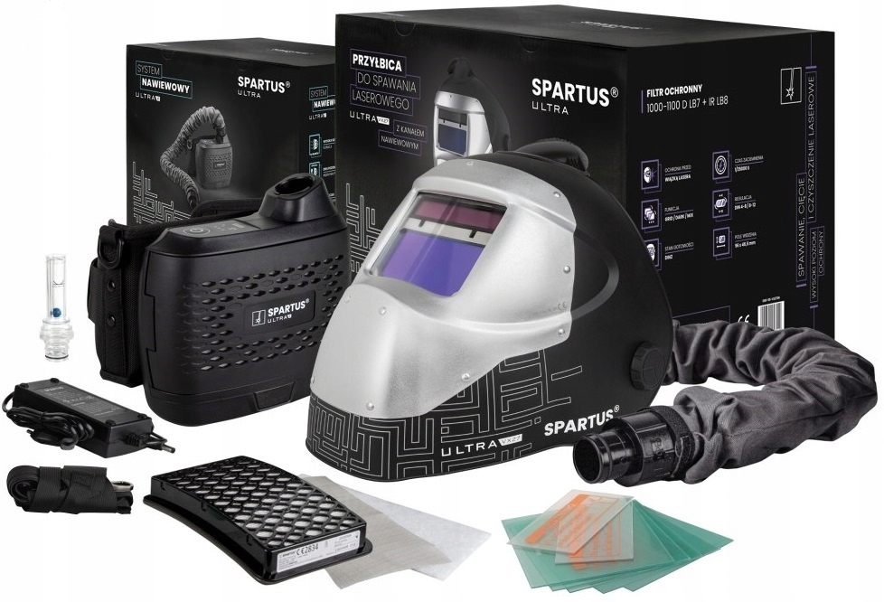 Přilba pro laserové svařování Spartus Ultra VX27 s ventilačním systémem