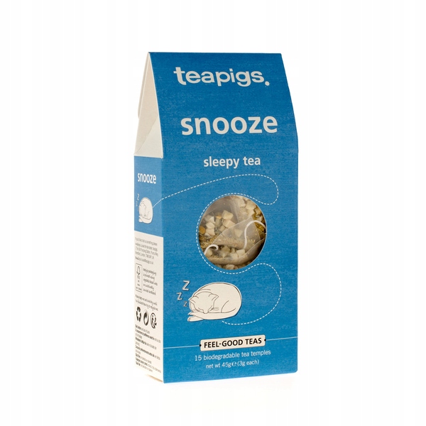 teapigs Snooze Čaj na spaní 15 pyramidových sáčků
