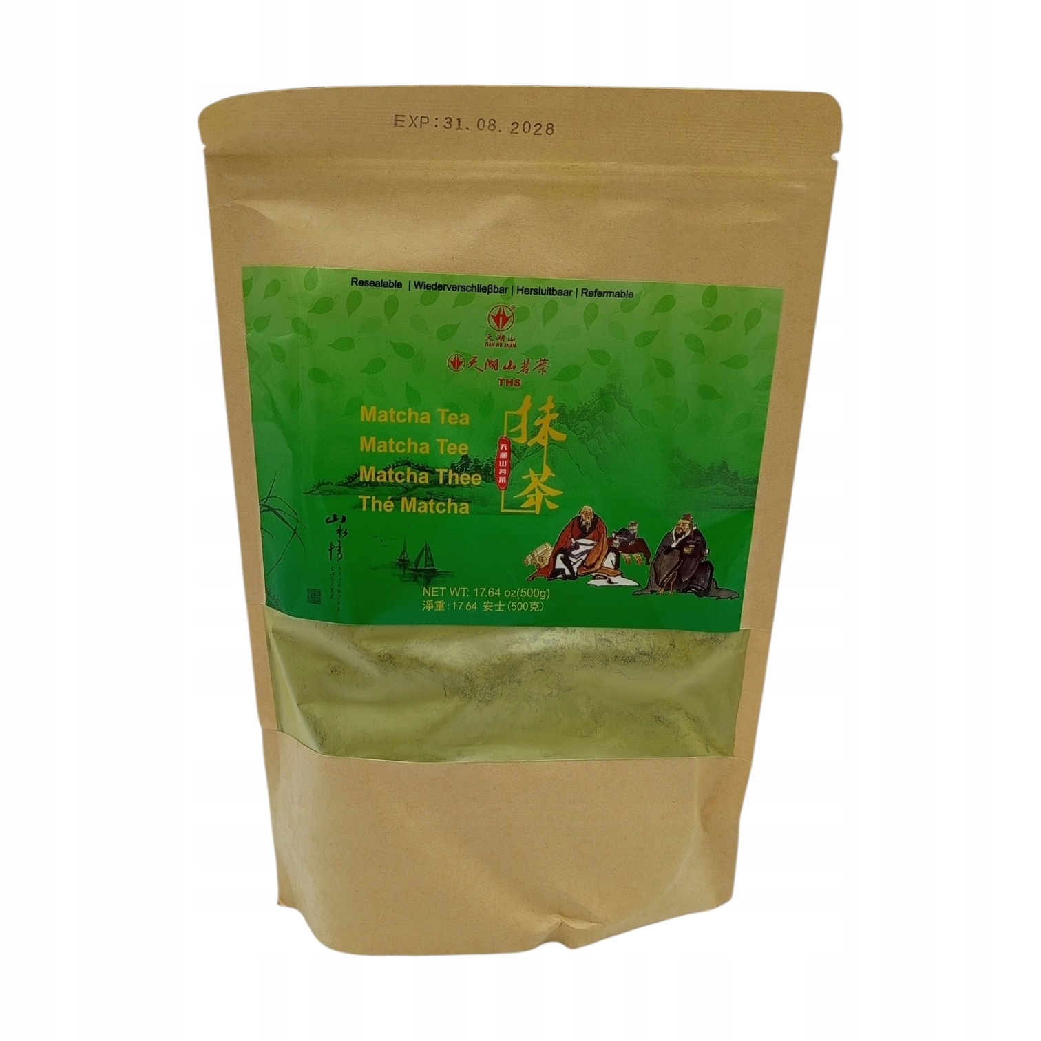 Zelený Čaj v prášku Matcha Tian Hu Shan 500 g