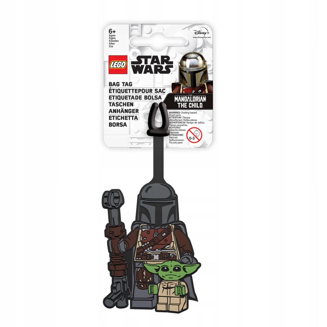 Zawieszka do plecaka i bagażu Lego Star Wars The Mandalorian with Child