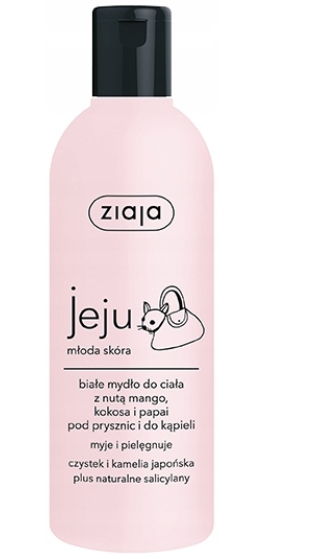 

Ziaja Jeju Białe mydło pod prysznic kąpieli 300ml