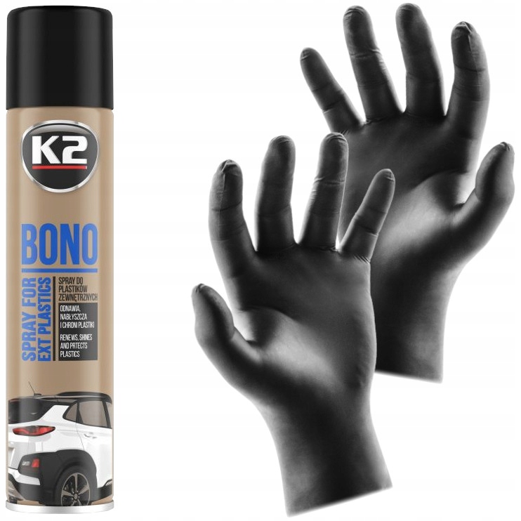

K2 Bono 300 ML Czernidło Do Gumy Opon Plastików Re