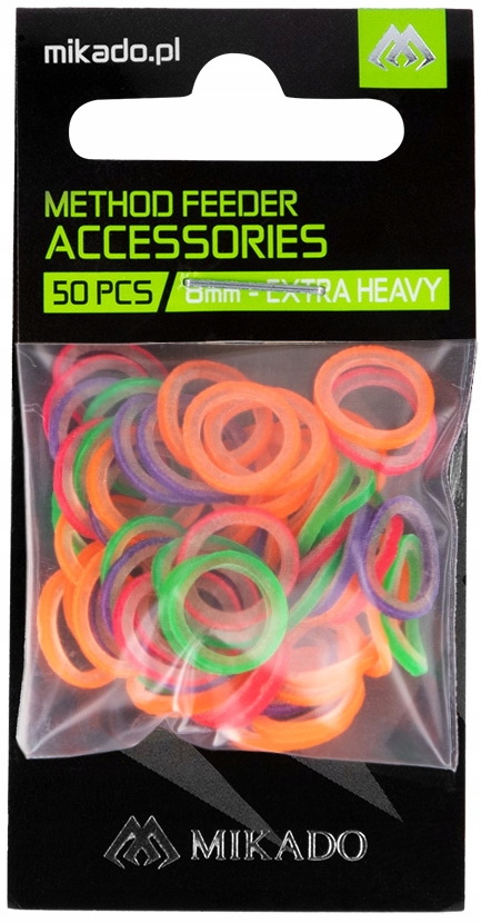 Mikado gumki do pelletu Method Feeder 3mm MIX 50szt AMF11-HC-3
