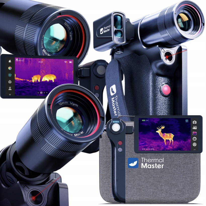 Termovizní kamera Thermal Master DV2 LCD 5 palců 1000 m 384 x 288 50 Hz