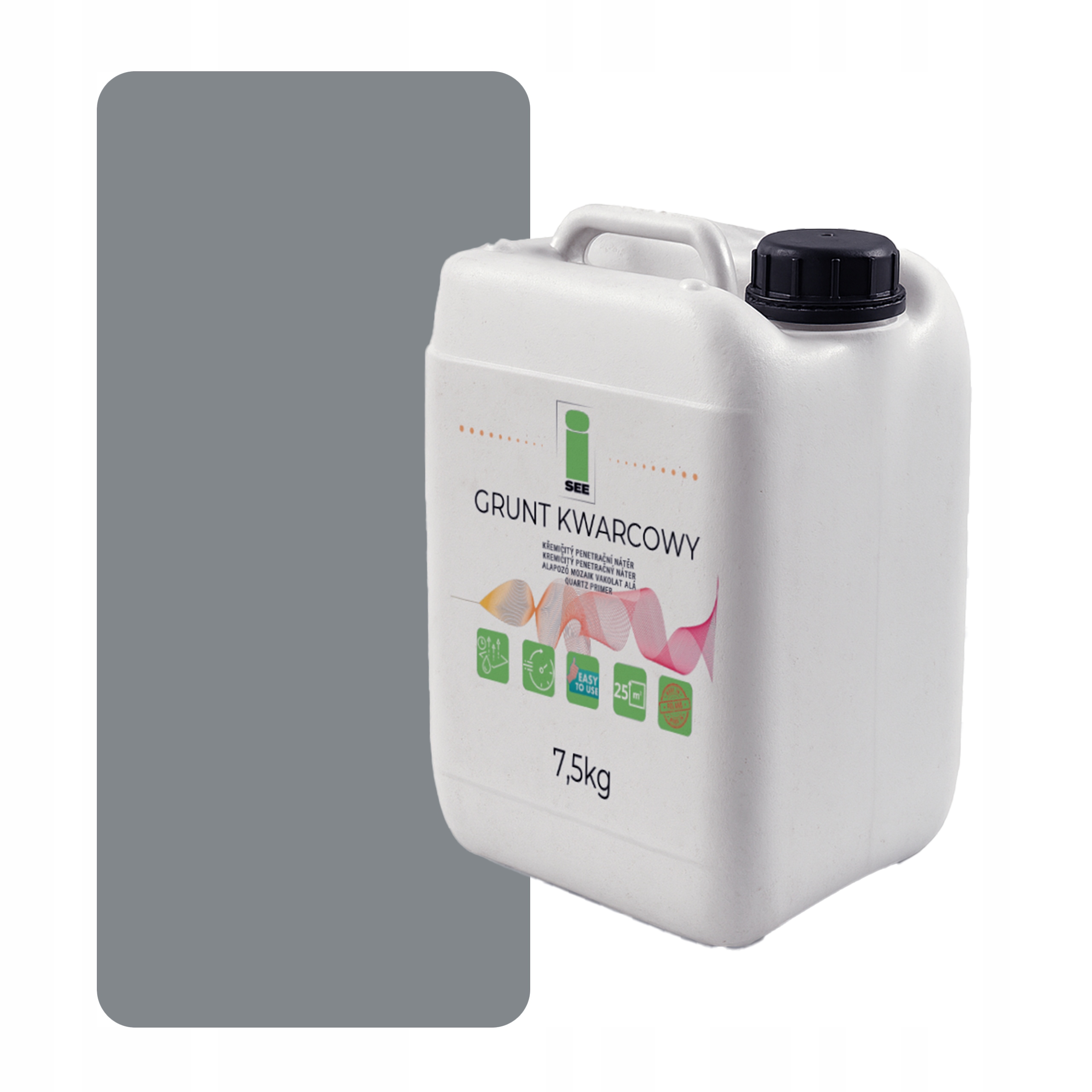 Křemenná Zemina Pod Silikonovou Omítku 7,5 Kg Šedá F255