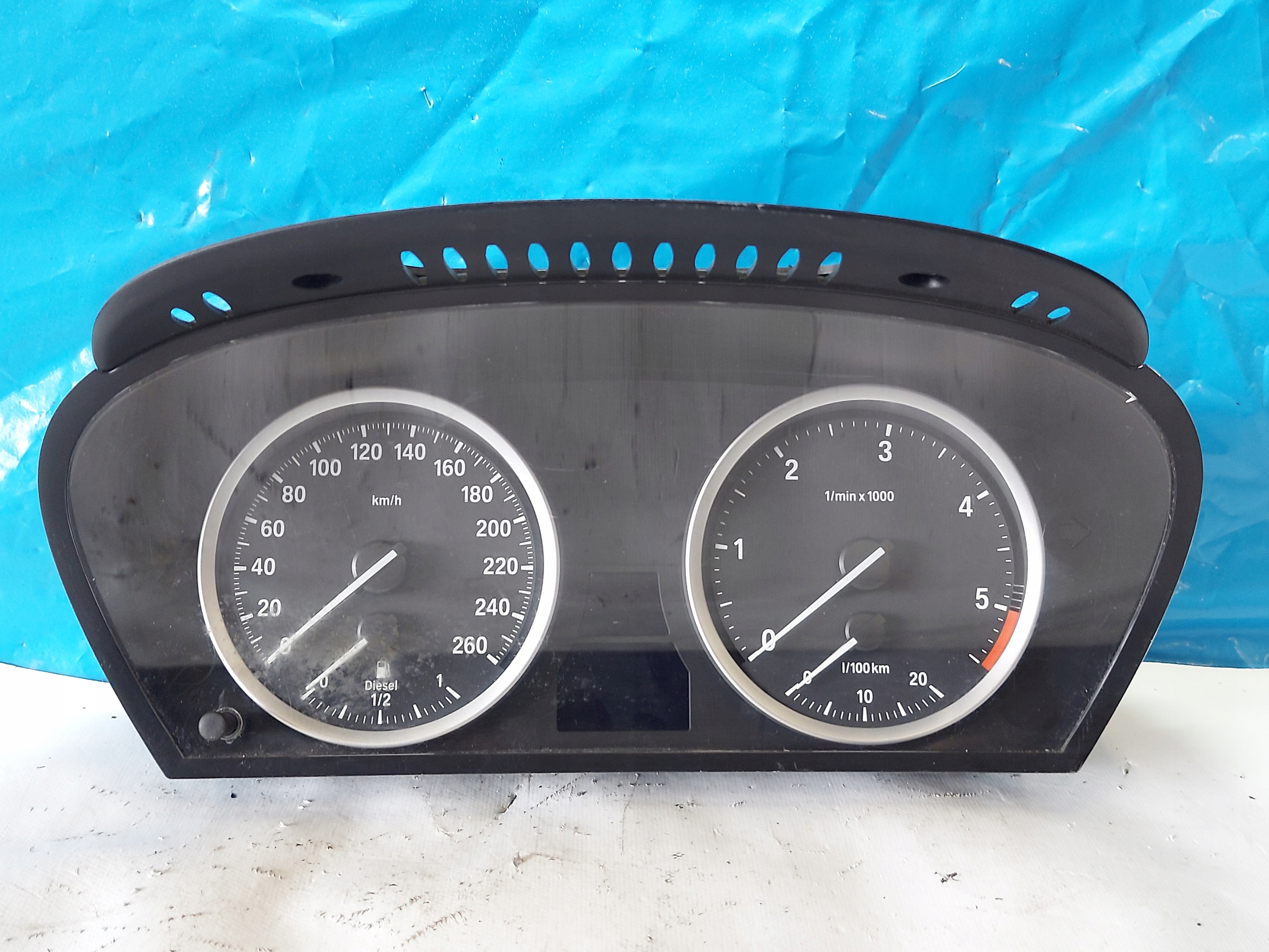 dials clock BMW X6 E71 3.0 TD 6976284