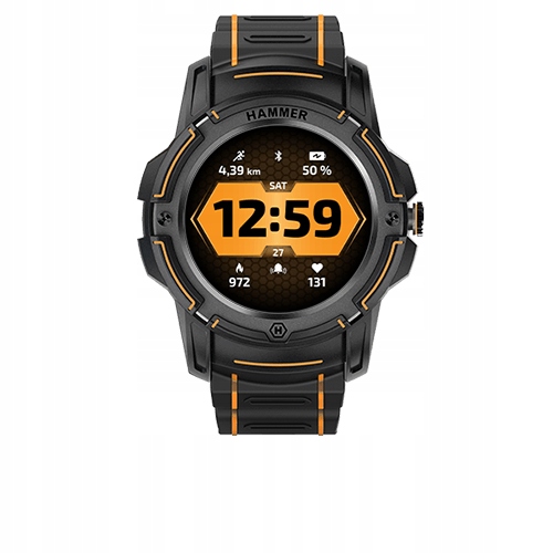 Smartwatch HAMMER Watch Plus Złącza brak
