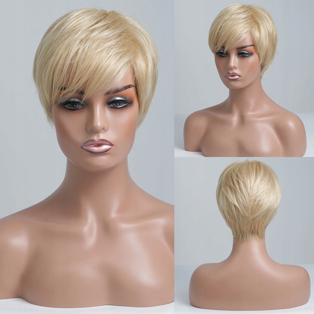 Blond paruka z pravých a umělých vlasů Alice