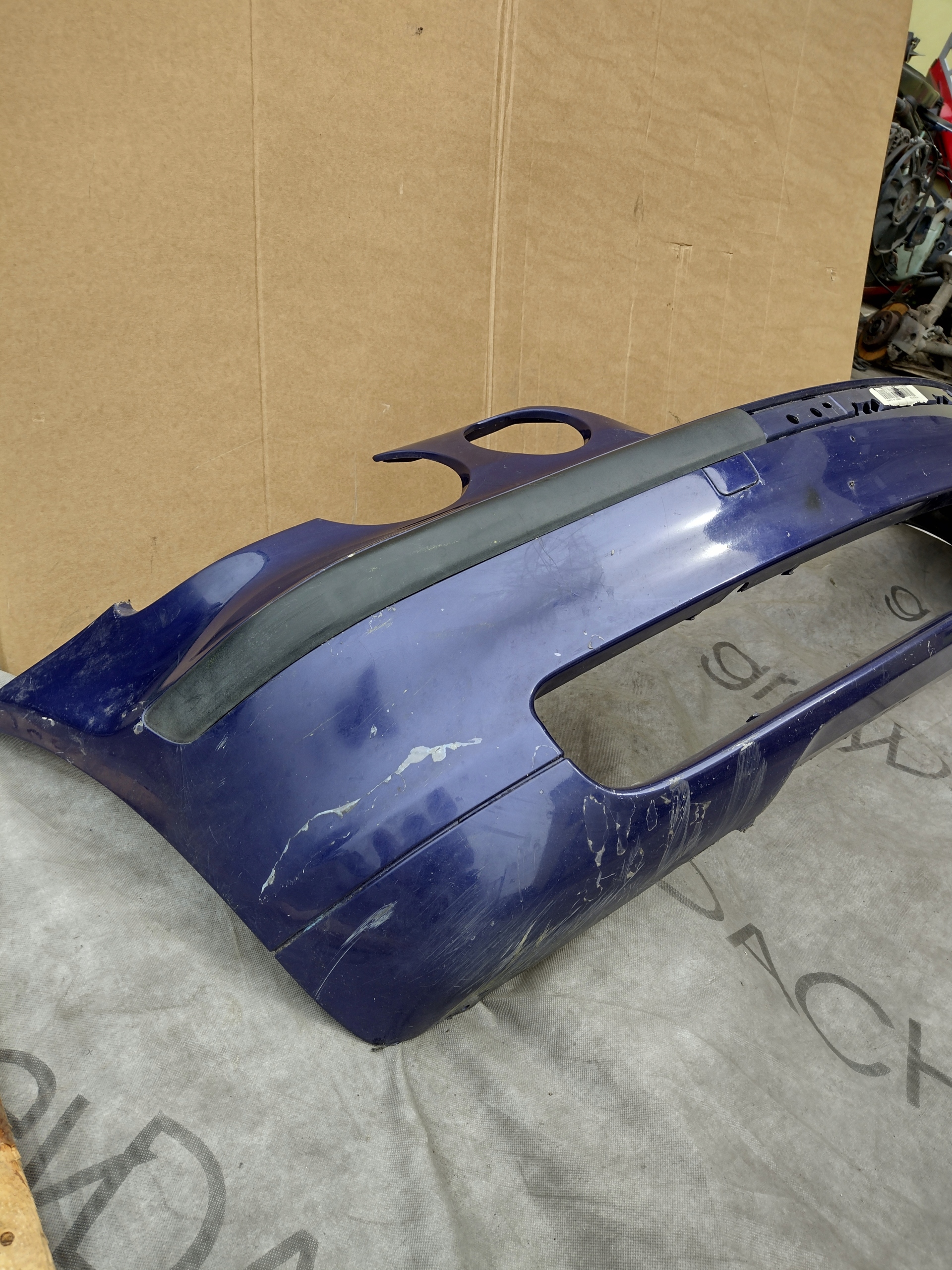 bumper front BMW 3 E46 Compact k: Velvetblau