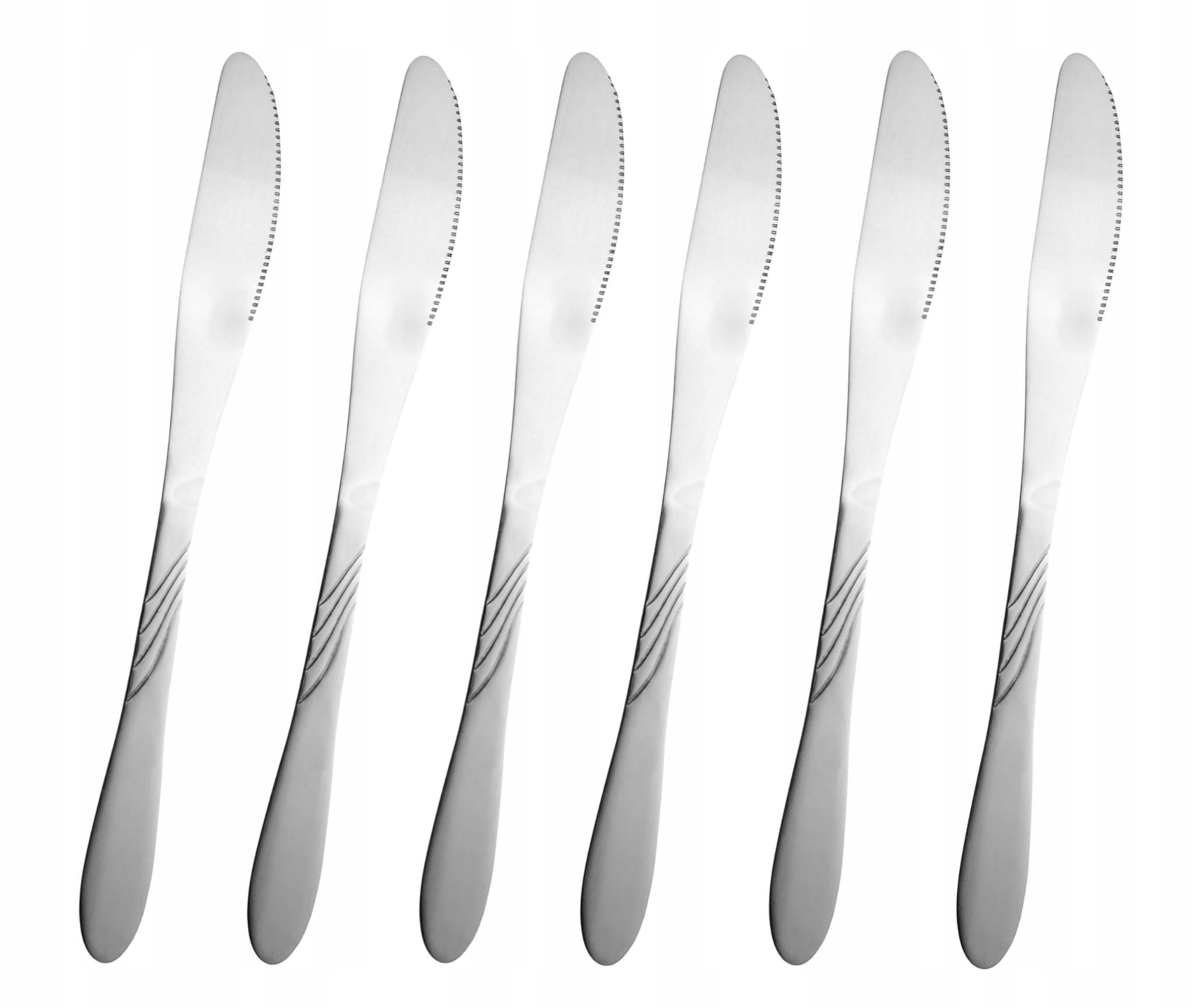 NOŻE STOŁOWE NÓŻ STOŁOWY 21cm SZTUĆCE KPL 6 SZT Kod producenta 5903686211935