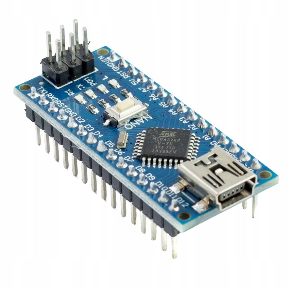 

Arduino Nano V3.0 ATMEGA328P 16MHz CH340 Zlutowany