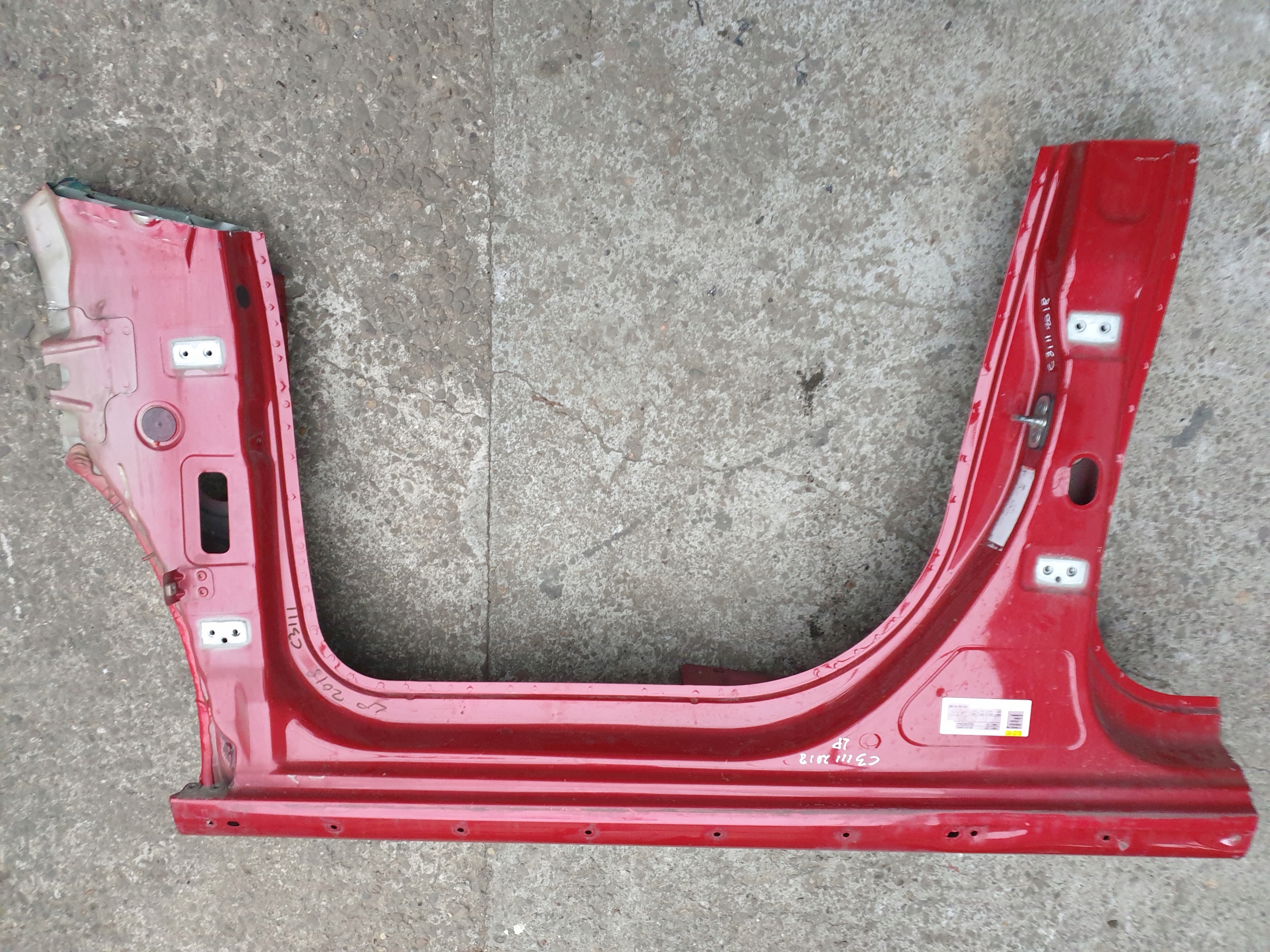 pillar threshold quarter CITROEN C3 III 2016- left