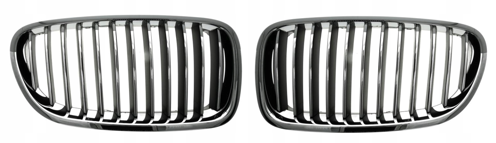 

Atrapy Nerki Gril Bmw 5 F10 F11 Chrom/czarny 09-