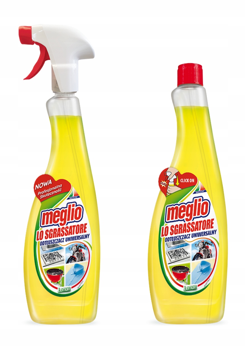 

Meglio Odtłuszczacz Uniwersalny Lemon+Zapas Zestaw