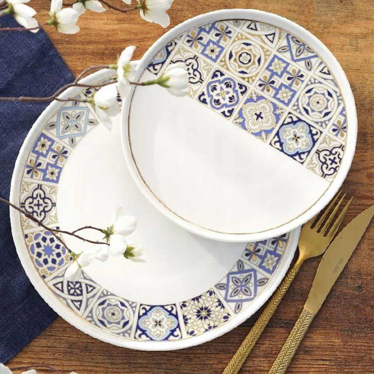 Villa Italia Porcelánový obedový servis pre 6 osôb Azulea