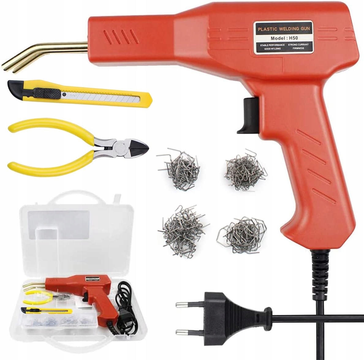 ZGRZEWARKA DO PLASTIKU TWORZYWA ZSZYWACZ ZESTAW spawarka zszywarka +ZSZYWKI Kod producenta ZGRZEWARKA SPAWARKA DO PLASTIKU+ZSZYWKI+CĄŻKI