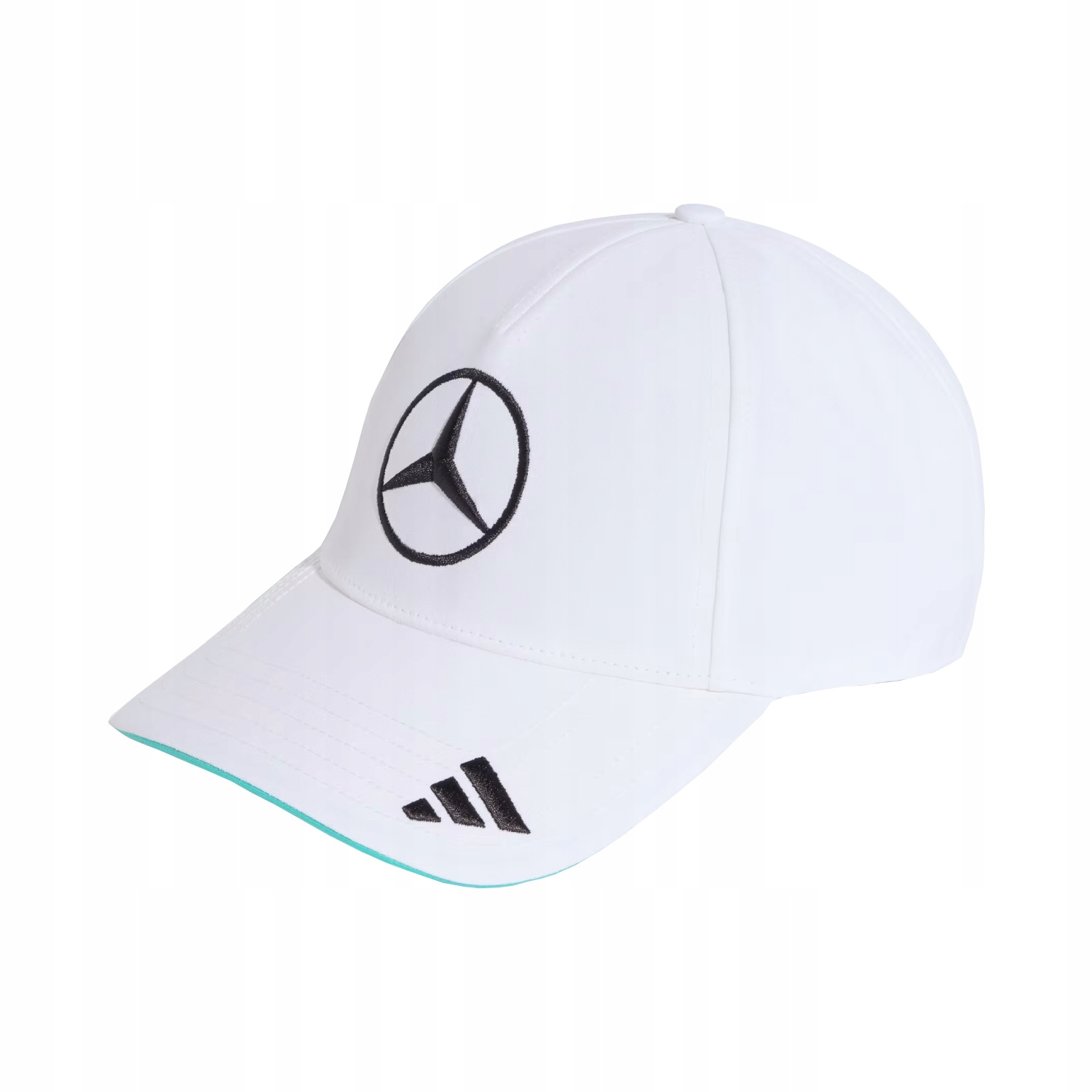 Pánska biela baseballová čiapka Team Mercedes Amg F1 2026
