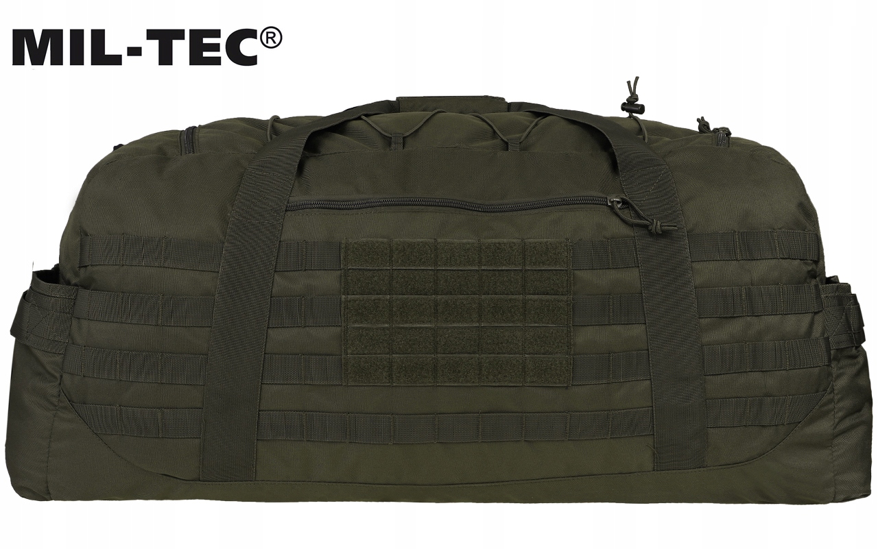 TORBA WOJSKOWA TURYSTYCZNA MIL-TEC USCOMBAT PARACHUTE CARGO 105L OL +Gratis Marka Mil-Tec
