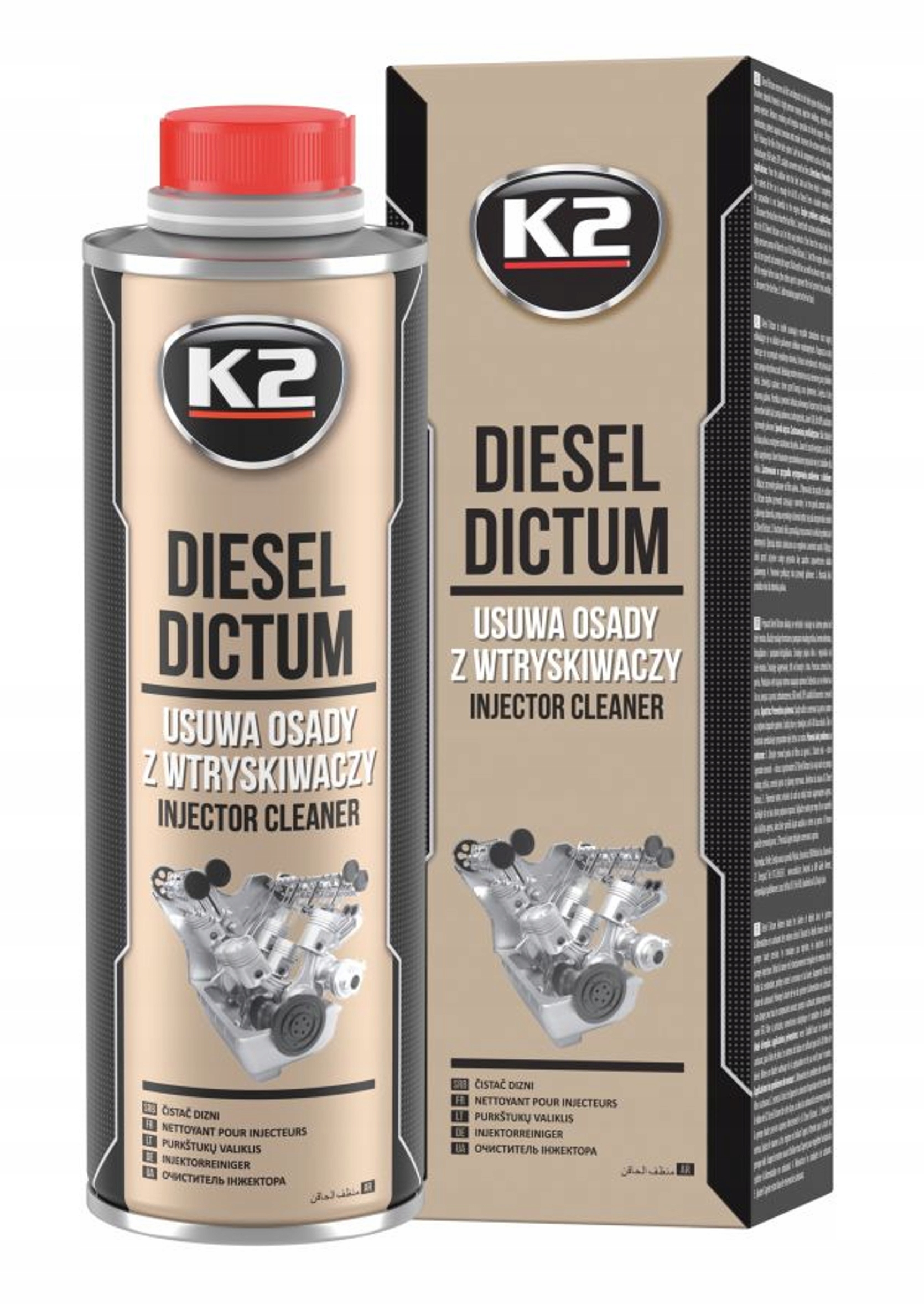 

K2 Diesel Dictum 500ml Do Czyszczenia Wtrysków