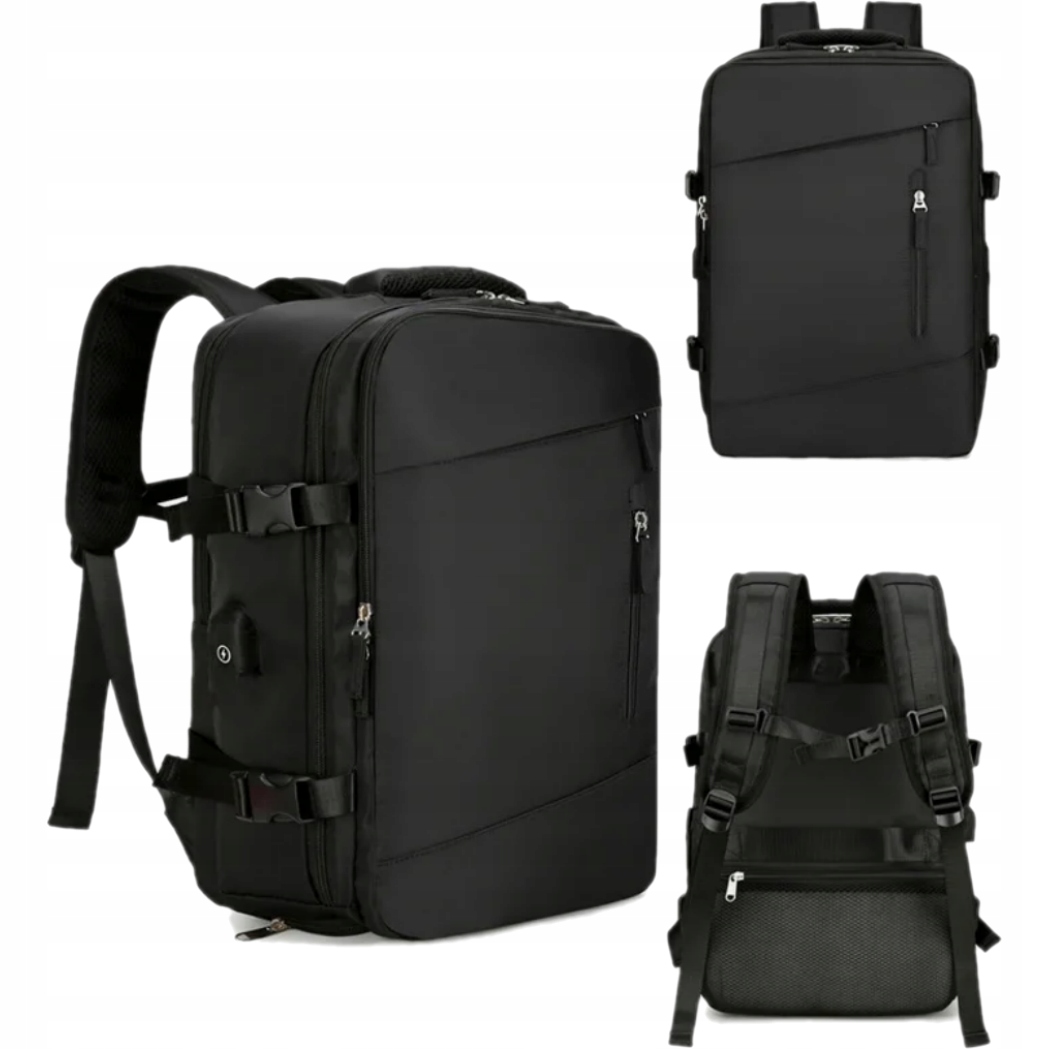 Batoh kabinový příruční zavazadlo 46×32×16 Usb voděodolný notebook 15,6