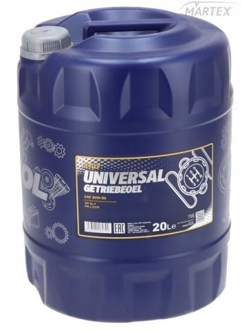 Olej PŘEKL.GL4 Sae 80W90 20L Mannol Universal Getriebeoel; MIL-L 2105; Skr