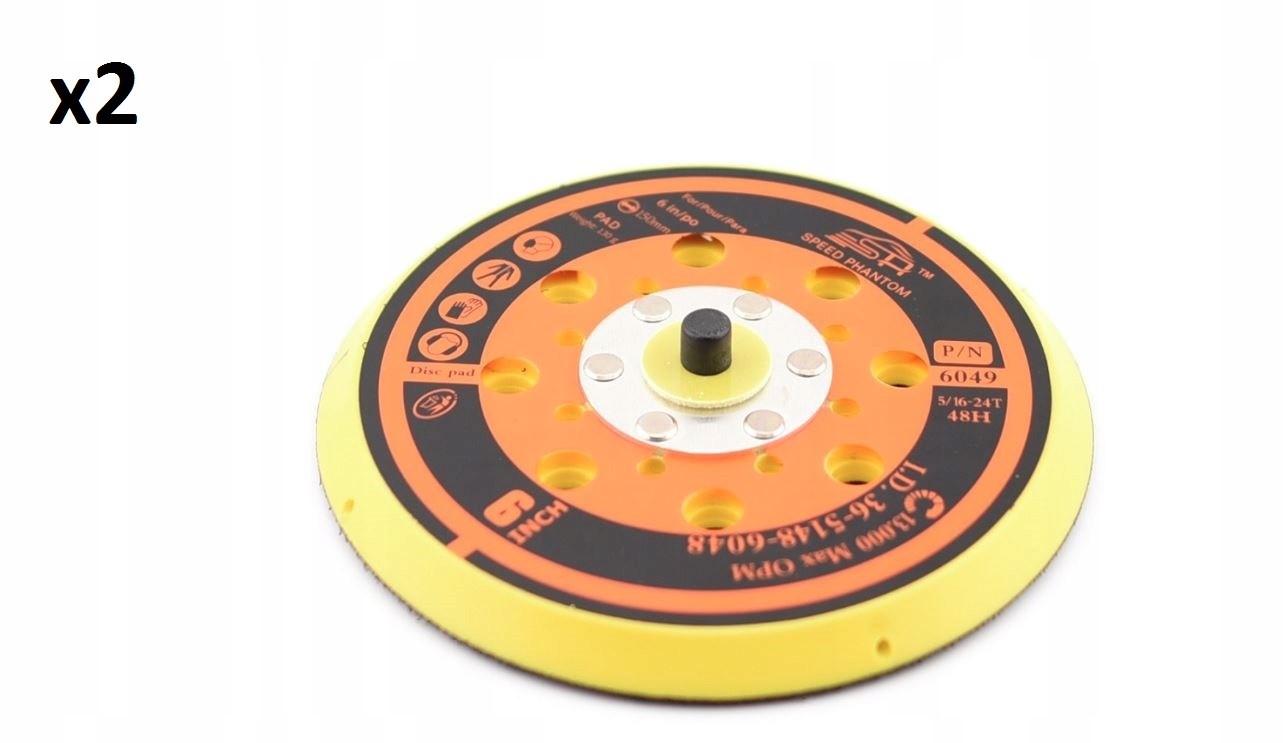 Disk pro brusky 150MM 40H závit 5/16 Mirka Pros Deros 8292605011 Set