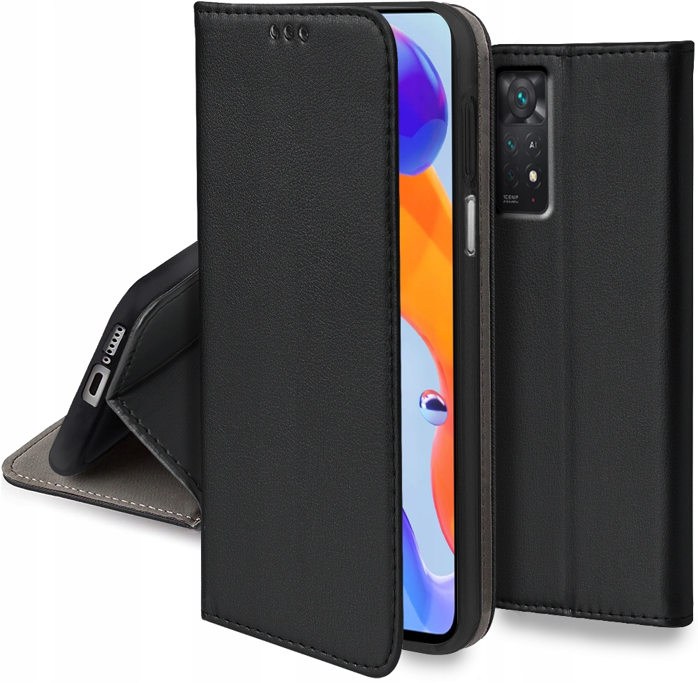 

Etui Smart Magnet Szkło do Xiaomi Redmi Note 11Pro