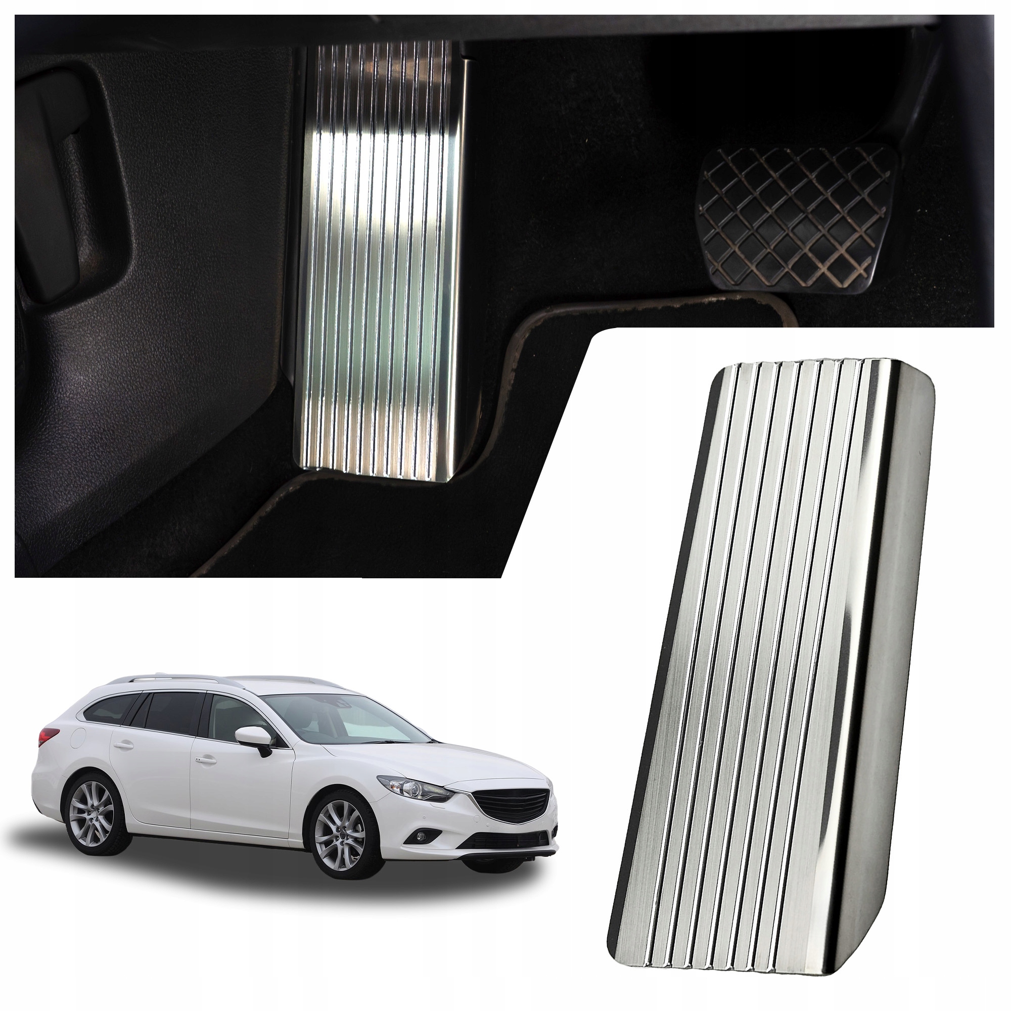 Podstupnice automobilová podnožka spočívající pro Mazda 6 III 2013-2024 Kombi