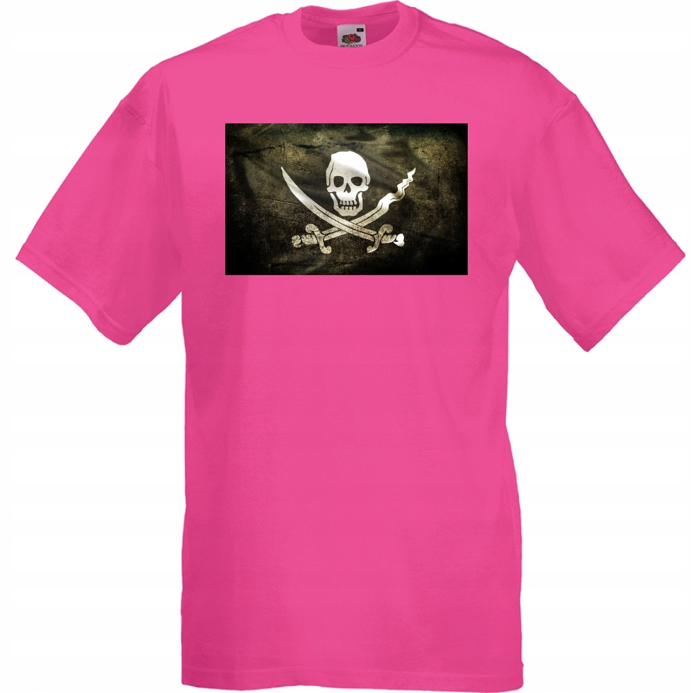 

Koszulka z nadrukiem flaga piracka Jolly Roger XL