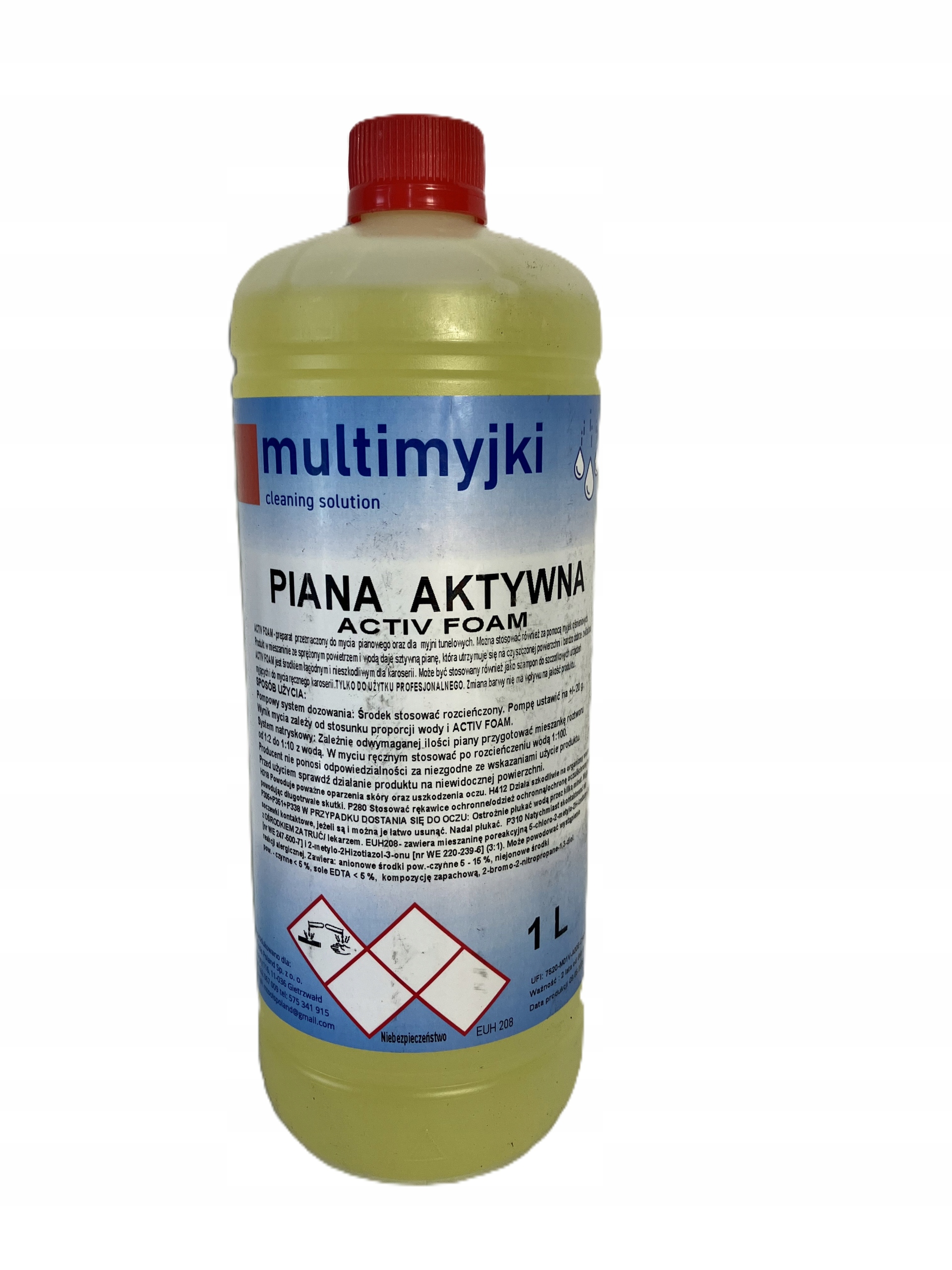 Szampon piana aktywna do mycia auta multimyjki Active Foam 1L